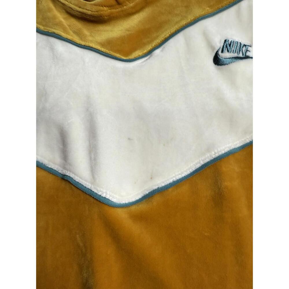 Nike Casual Top Womens Gold And White Cropped Long Sleeve XL *see Photos! - Picture 3 of 6